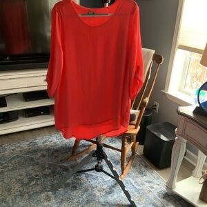 Chico's Vibrant Orange Blouse